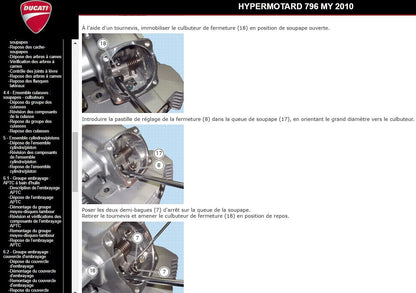 Manuel d'atelier Ducati 796 Hypermotard 2010 2012 AUTHENTIQU'ERE