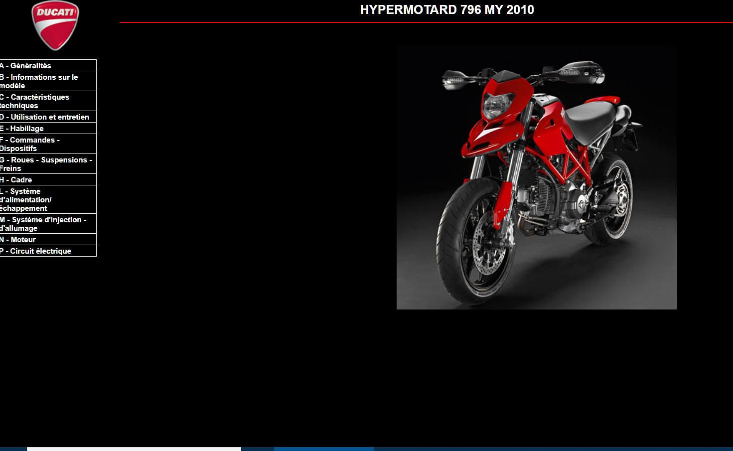 Manuel d'atelier Ducati 796 Hypermotard 2010 2012 AUTHENTIQU'ERE