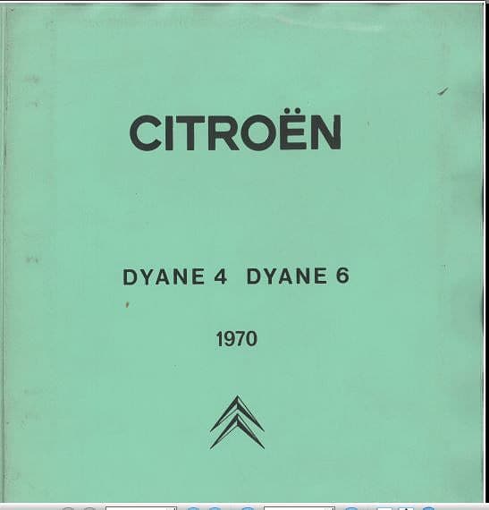 Manuels d'atelier et de réparation Citroën Dyane { {{ Docautomoto }}