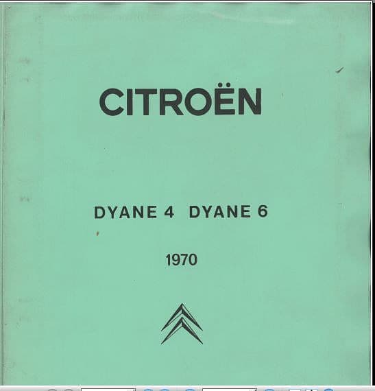 Manuels d'atelier et de réparation Citroën Dyane { AUTHENTIQU'ERE