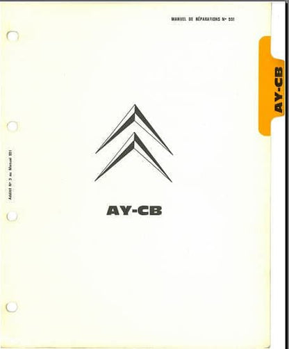 Manuels d'atelier et de réparation Citroën Dyane { {{ Docautomoto }}