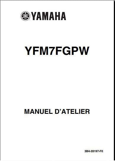 Manuel d'atelier Yamaha 700 Grizzly { {{ Docautomoto }}
