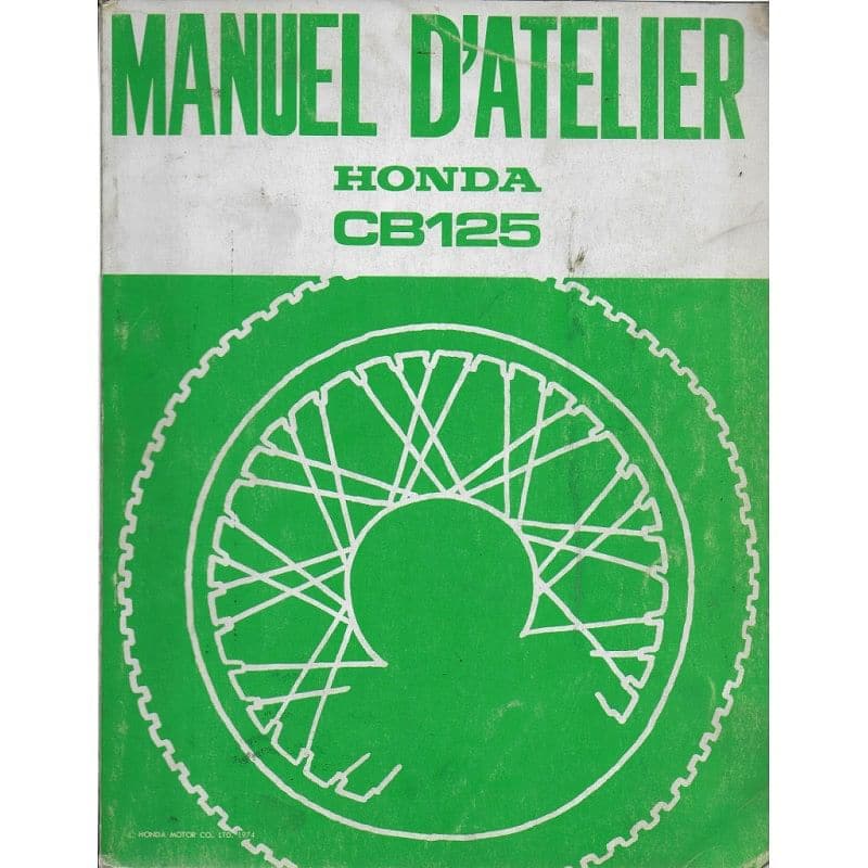 manuel d'atelier Honda CB 125 1974 { {{ Docautomoto }}