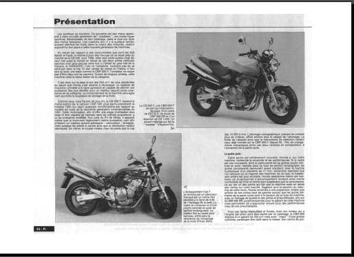 Manuel de réparation Honda 600 Hornet 1998 1999 { {{ Docautomoto }}
