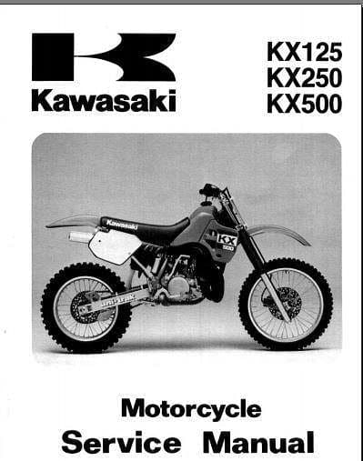 Manuel d'atelier kawasaki 125 250 500 KX 1988-1998 { AUTHENTIQU'ERE