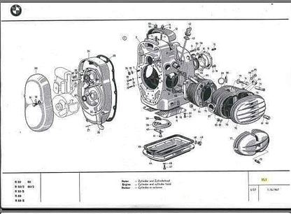 Manuels d'atelier BMW R50 R60 R69 S { {{ Docautomoto }}
