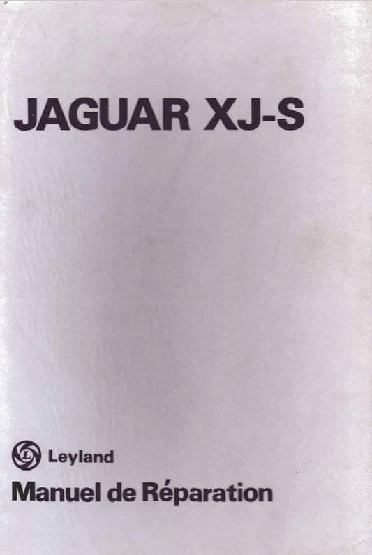 Manuel d'atelier Jaguar XJS 4.0 V12 et HE en français { AUTHENTIQU'ERE