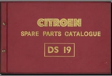 Workshop manuals Citroën DS 19 1956 à 1963 en anglais { {{ Docautomoto }}