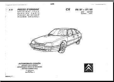 Workshop manuals Citroën CX tous modèles en anglais { {{ Docautomoto }}