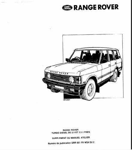 Manuels d'atelier Range Rover Classic 1970 1993 français { AUTHENTIQU'ERE