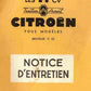 manuels d'atelier Citroën Traction Avant 1934 1955 ( compilation intégrale ) { AUTHENTIQU'ERE