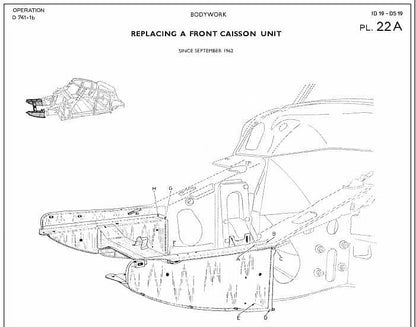 Workshop manuals Citroën DS 19 1956 à 1963 en anglais { {{ Docautomoto }}