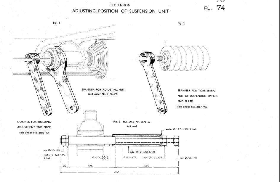 Workshop manual Citroën 2cv 1957 en anglais { {{ Docautomoto }}
