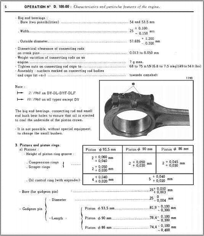 Workshop manuals Citroën DS 21 et 23 1967 1975 en anglais { {{ Docautomoto }}