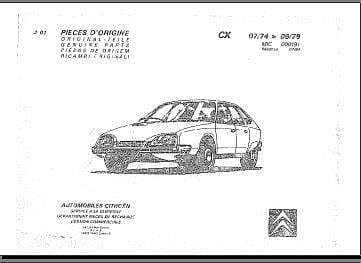 Workshop manuals Citroën CX tous modèles en anglais { {{ Docautomoto }}
