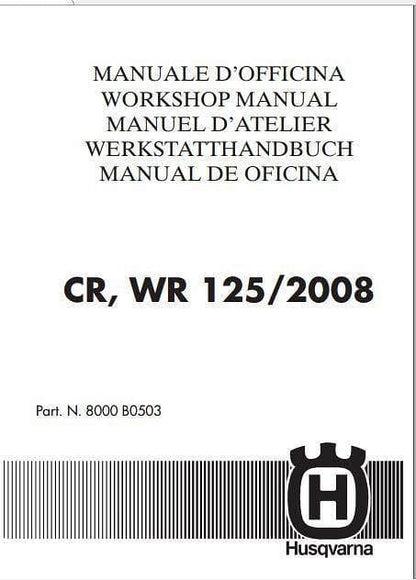 Manuel d'atelier Husqvarna 125 2008 { {{ Docautomoto }}