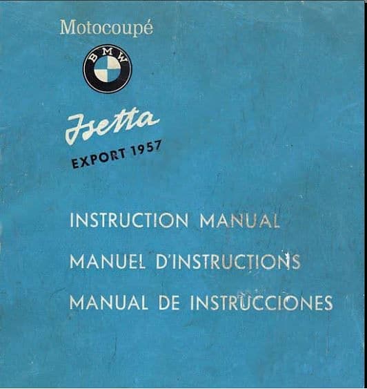 manuels d'atelier Isetta Velam et BMW { AUTHENTIQU'ERE