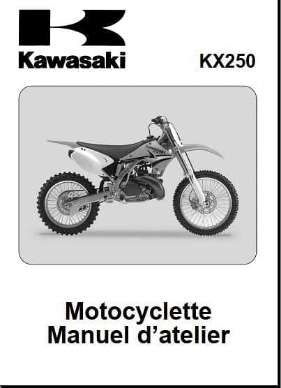 manuel d'atelier Kawasaki 250 KX 2007 AUTHENTIQU'ERE