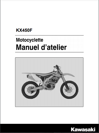 Manuel d'atelier Kawasaki 450 KXF 2015 { AUTHENTIQU'ERE