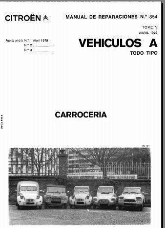 manuel d'atelier Citroën 2cv et dérivés en espagnol { {{ Docautomoto }}