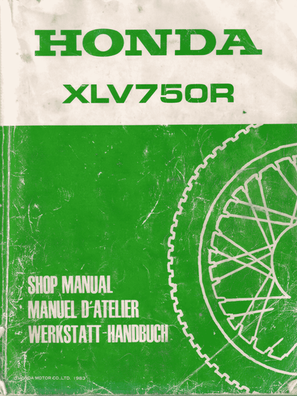 Manuel de réparation Honda 750 XLV { {{ Docautomoto }}