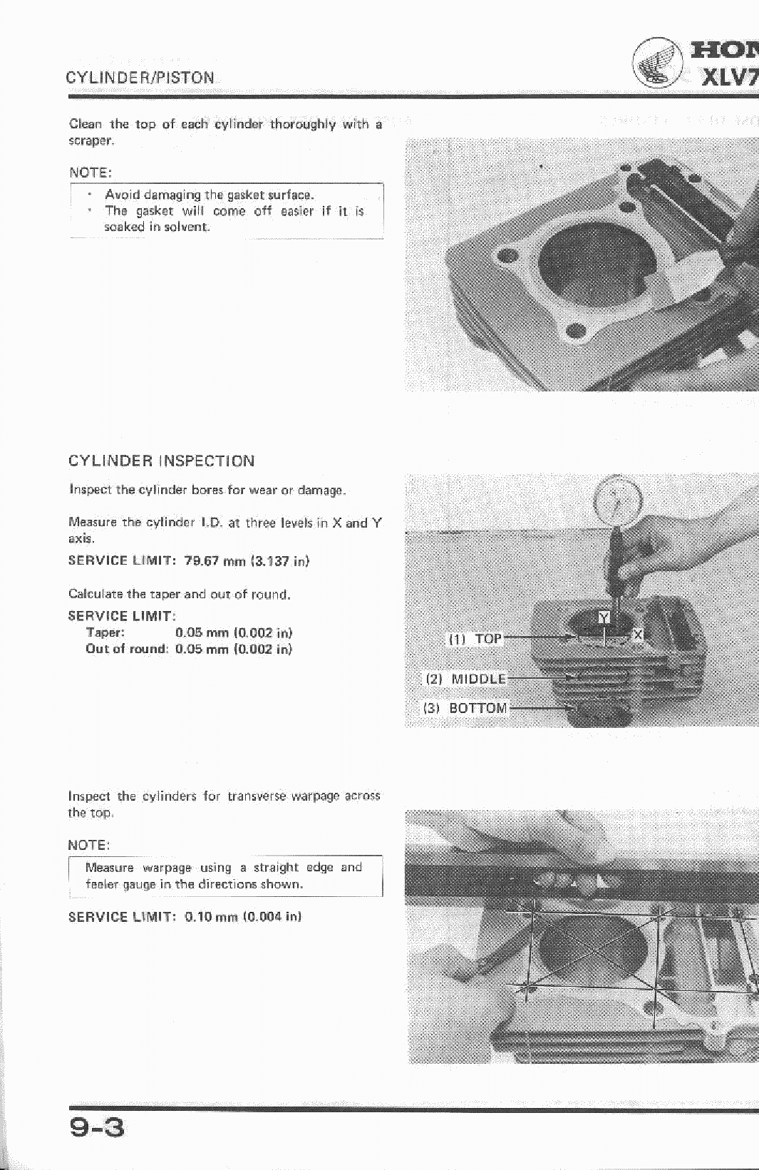 Manuel de réparation Honda 750 XLV { {{ Docautomoto }}