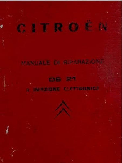 Manuel de réparation Citroën DS 21 en italien 2000 pages { {{ Docautomoto }}
