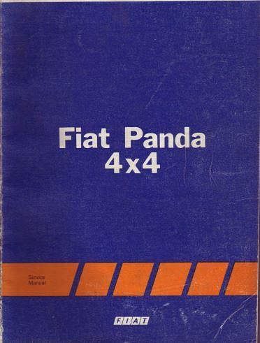 Manuel d'atelier Fiat Panda 1 et 4x4 { AUTHENTIQU'ERE