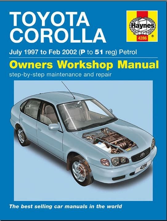 manuel de réparation Toyota Corolla 1997 2002 Docautomoto