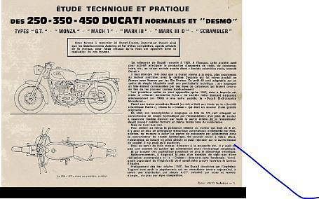 manuel d'atelier et de réparation Ducati 160 250 350 450 Desmo AUTHENTIQU'ERE