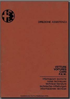 Notes techniques Alfa Roméo 1957 -1970 { AUTHENTIQU'ERE
