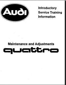 Manuel d'atelier Audi UR Quattro 1982 { AUTHENTIQU'ERE