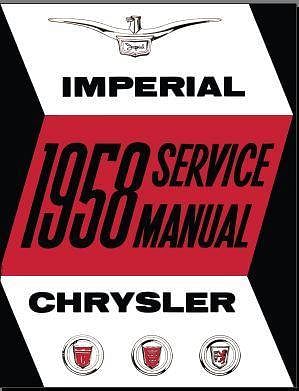 Manuel d'atelier Chrysler impérial 1958 { AUTHENTIQU'ERE