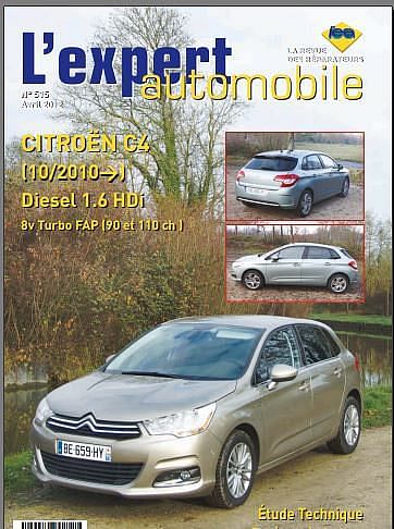 Manuel d'atelier Citroën C4 HDI 2010 { {{ Docautomoto }}