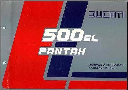 manuel d'atelier Ducati 500 et 600 Pantah anglais italien AUTHENTIQU'ERE