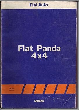 manuel d'atelier Fiat Panda 4x4 anglais { AUTHENTIQU'ERE