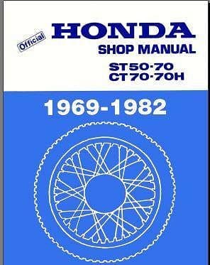 Manuels d'atelier Honda Dax 50 70 français anglais { {{ Docautomoto }}