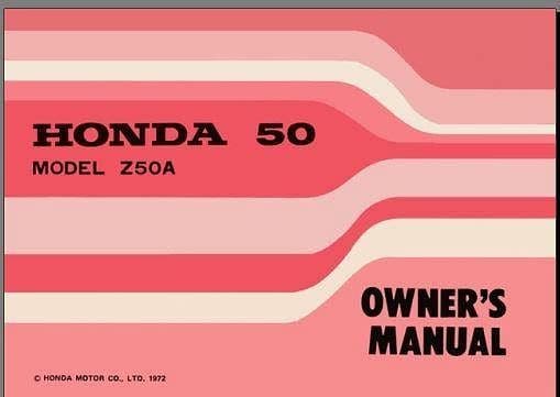 Manuel d'atelier Honda ZA 50 Monkey 1970 1972 1974 1978 { {{ Docautomoto }}