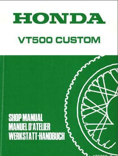 Manuel d'atelier Honda VT 500 1983 { AUTHENTIQU'ERE