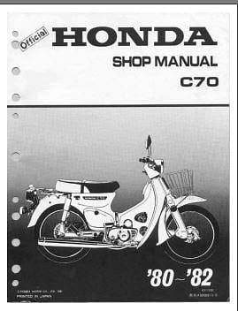 manuel d'atelier Honda C70 supercub { {{ Docautomoto }}
