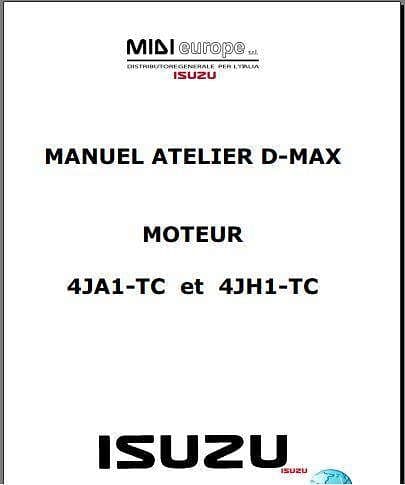 manuel d'atelier Isuzu Dmax 2007 2011 { AUTHENTIQU'ERE