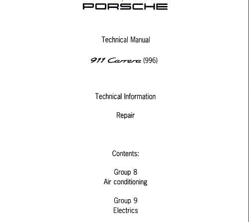 manuels d'atelier Porsche 996 1999 2004 français anglais { AUTHENTIQU'ERE
