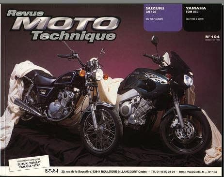 manuel d'atelier Suzuki 125 GN 1987 à 2001 { {{ Docautomoto }}