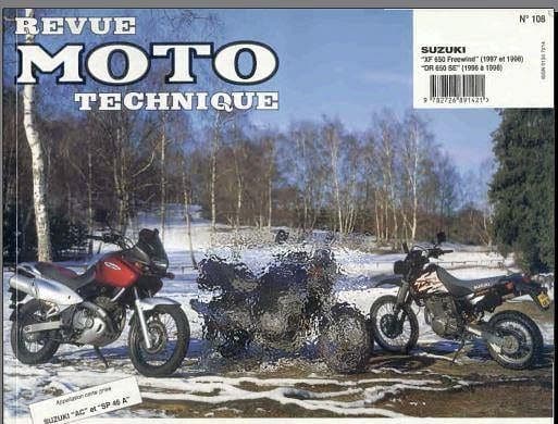 manuel d'atelier Suzuki DR 650 SE XF650 96 2002 { {{ Docautomoto }}