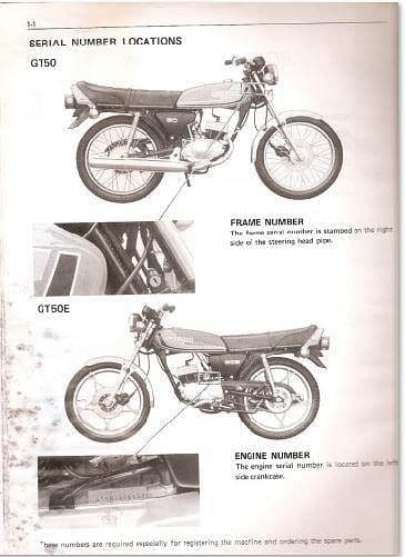 manuel d'atelier Suzuki GT 50 { {{ Docautomoto }}