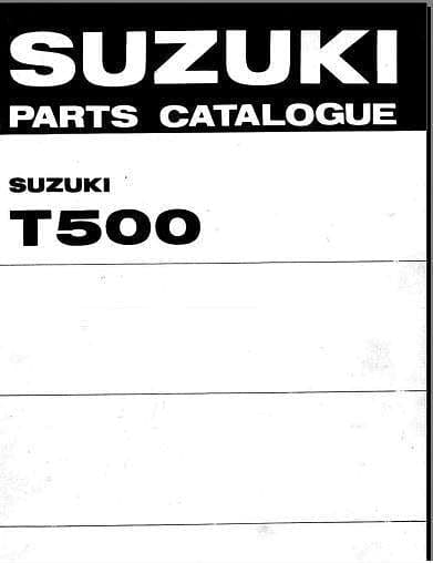 manuels d'atelier Suzuki T500 GT 500 { AUTHENTIQU'ERE
