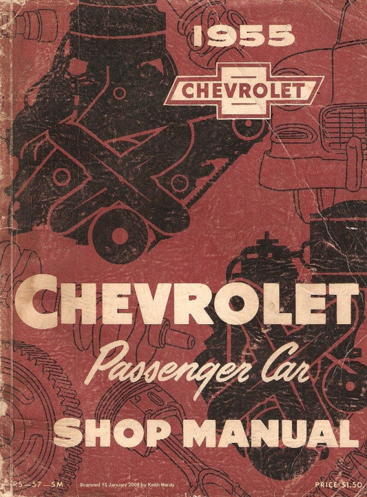Manuel d'atelier Chevrolet 1955 1956 1957 { AUTHENTIQU'ERE
