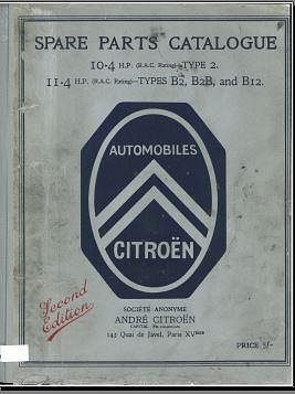 manuel d'atelier Citroën 5hp 10hp 1919 1928 { {{ Docautomoto }}
