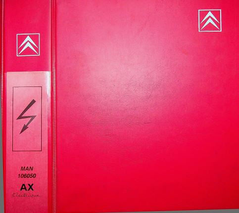 manuel d'atelier Citroën AX electrique { AUTHENTIQU'ERE