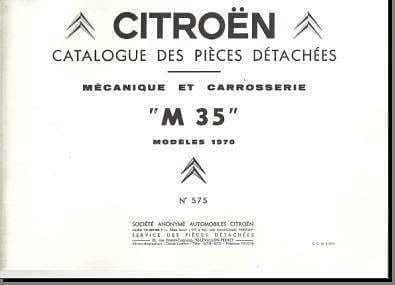 manuels d'atelier et de réparation Citroën M35 { {{ Docautomoto }}